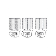 Husqvarna Viking Piedino per plissettature