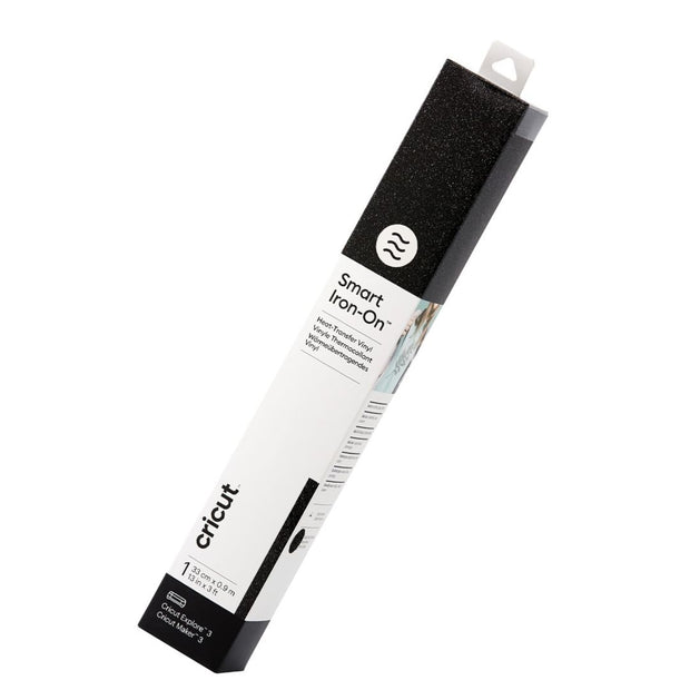 CRICUT smart iron-on 1 foglio termoadesivo nero glitter