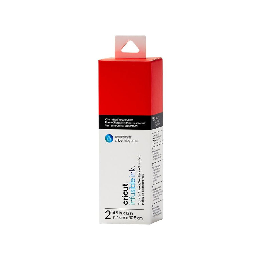 Cricut fogli infusible ink rosso