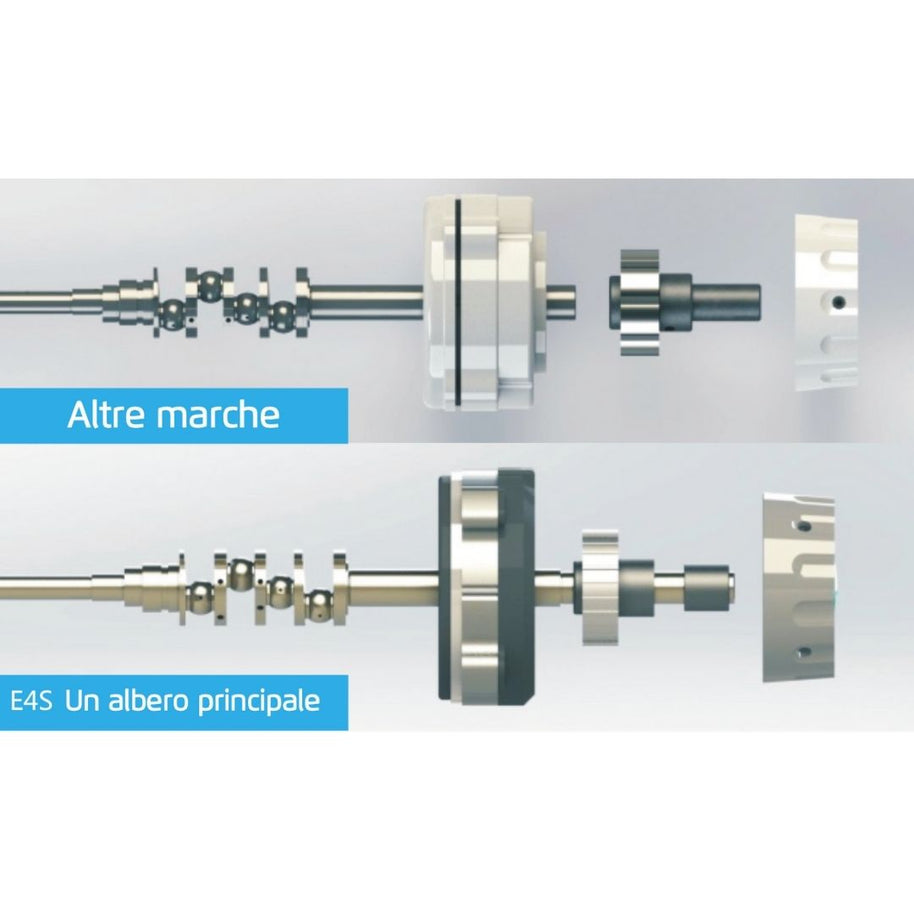 Jack E4S Tagliacuci Professionale 5 Fili Distanza aghi 5mm completa di Tavolo