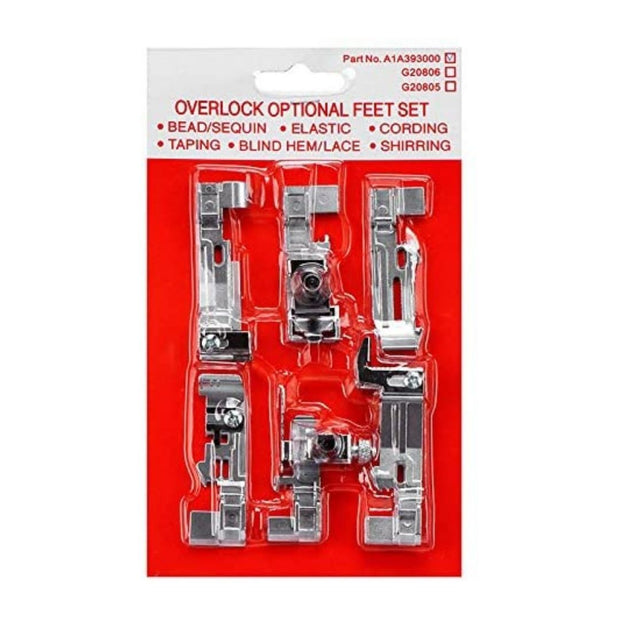 Juki kit 6 piedini per tagliacuci MO 50E / MO 4S