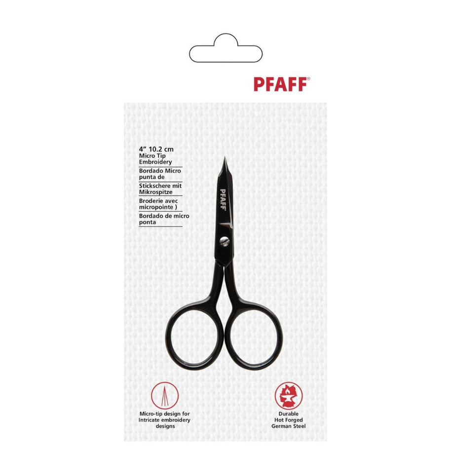 Pfaff Forbici da ricamo 4" con micro punta