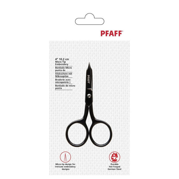 Pfaff Forbici da ricamo 4" con micro punta