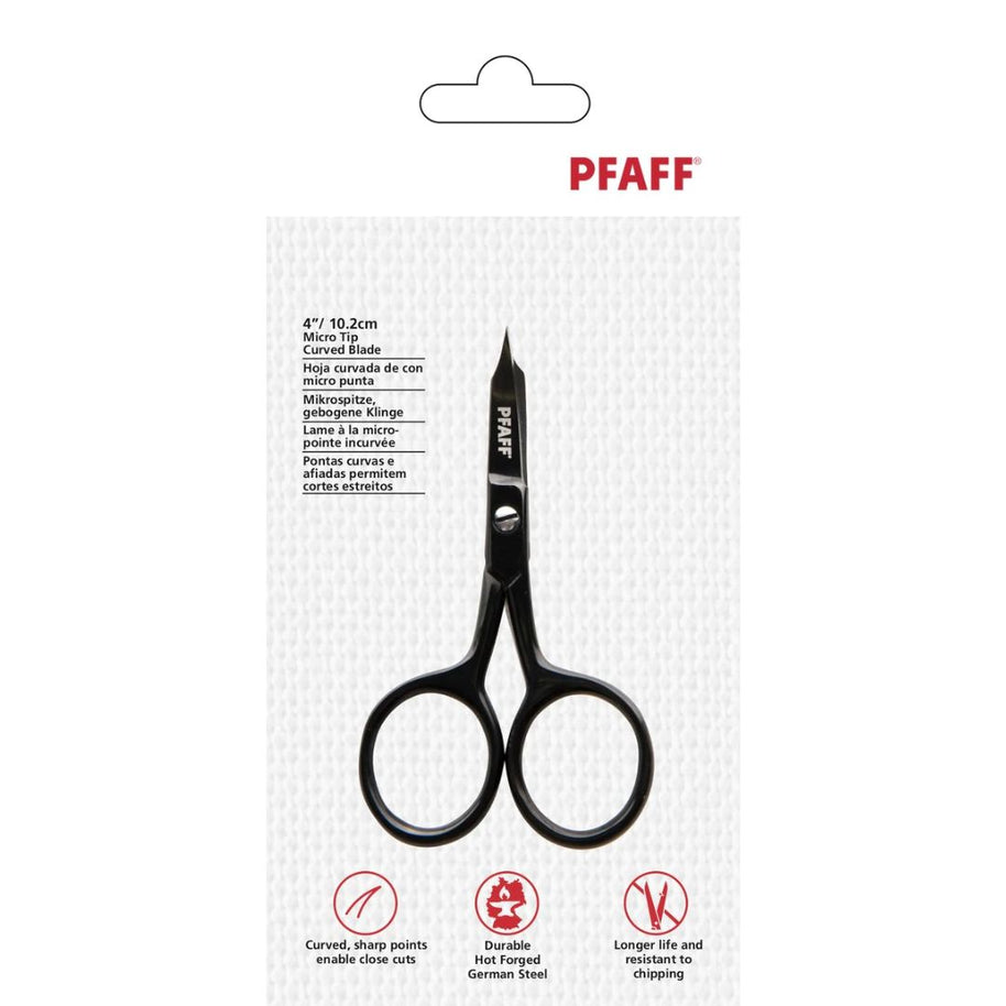 Pfaff Forbici da ricamo 4" con lame curve