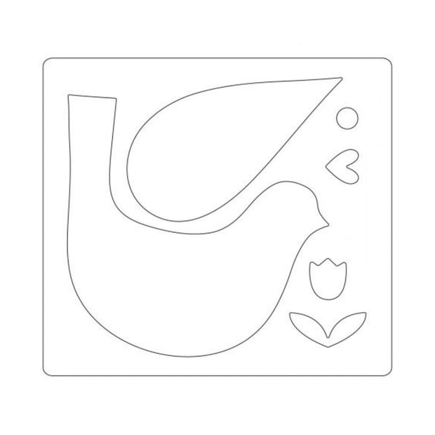 Fustella BigZ Sizzix 663404 Uccellino country