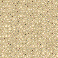 Tessuto in Cotone Americano fantasia natalizia country fondo beige