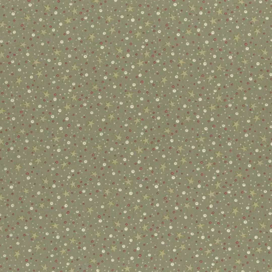 Tessuto in Cotone Americano micro stelline fantasia country