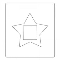 Fustella Sizzix A10681 Frame Star