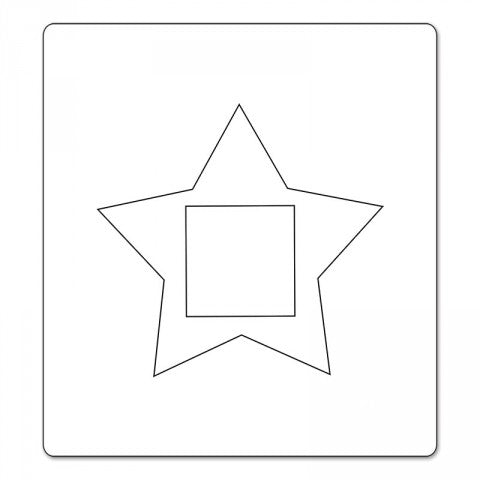 Fustella Sizzix A10681 Frame Star