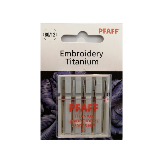Aghi ricamo n.80 in titanio