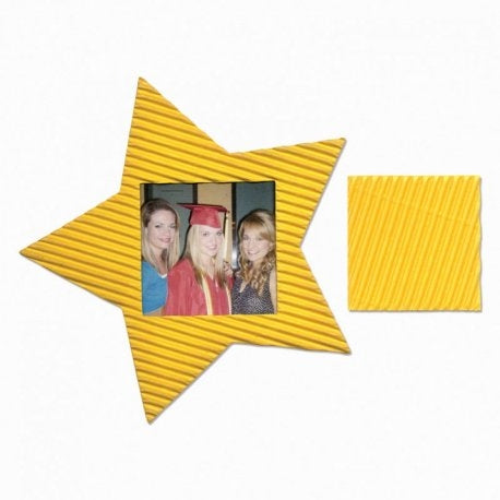 Fustella Sizzix A10681 Stella con cornice