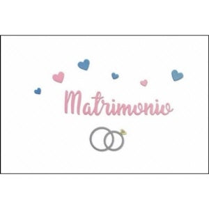 Fustella Sizzix Thinlits 662626 Matrimonio